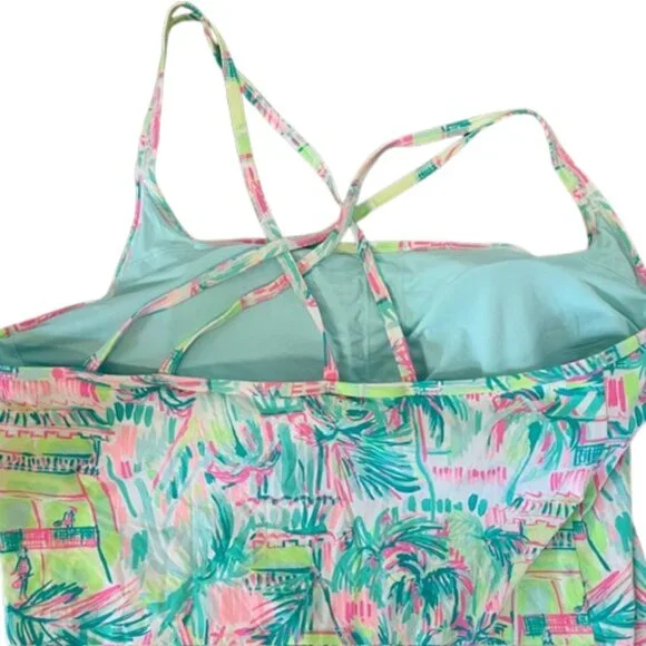 Lilly Pulitzer Perfect Match Luxletic Tennis Set Tank & Skort UPF 50+ XL - Picture 8 of 13